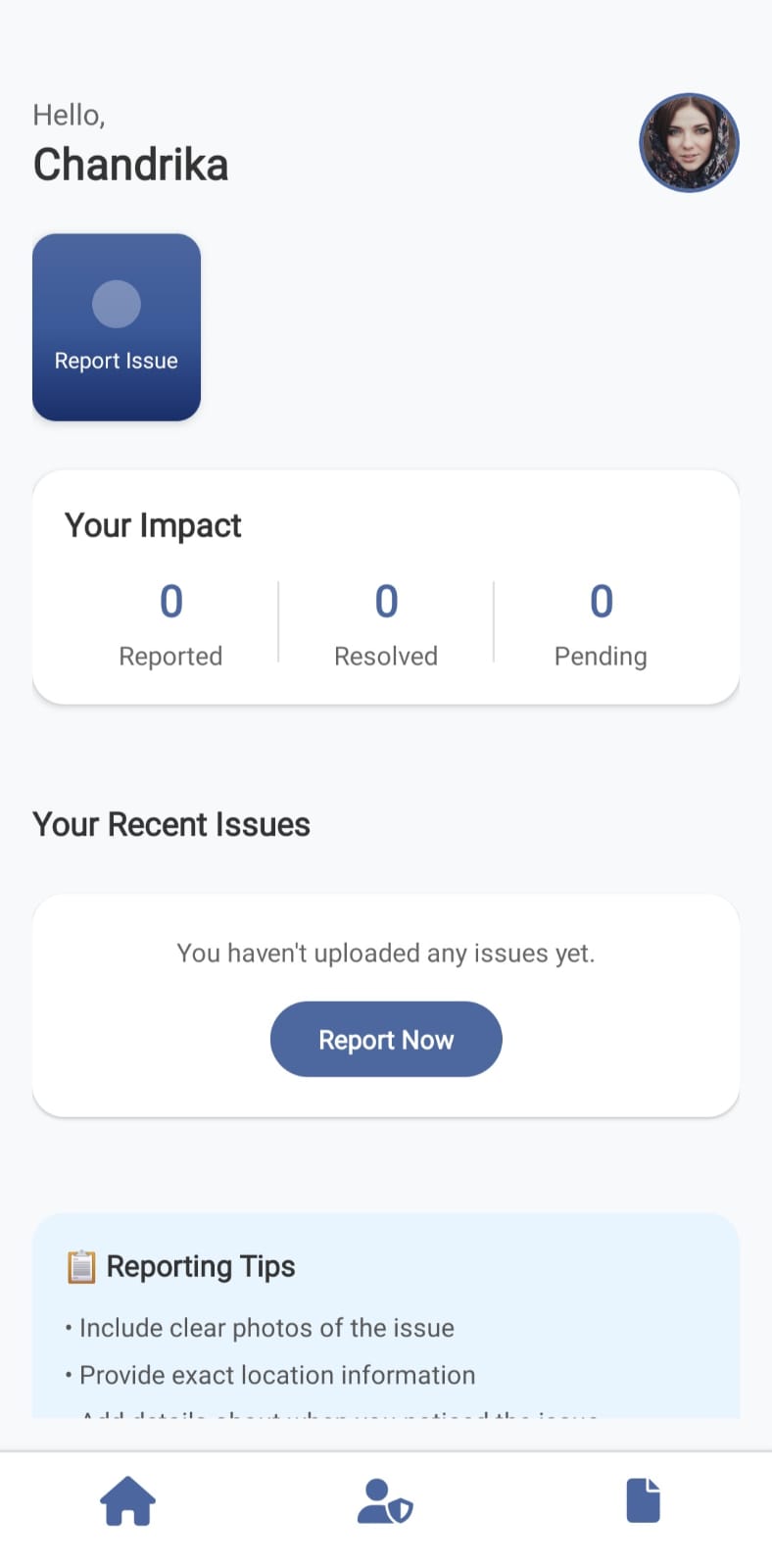 Civic Reporter Screenshot 2