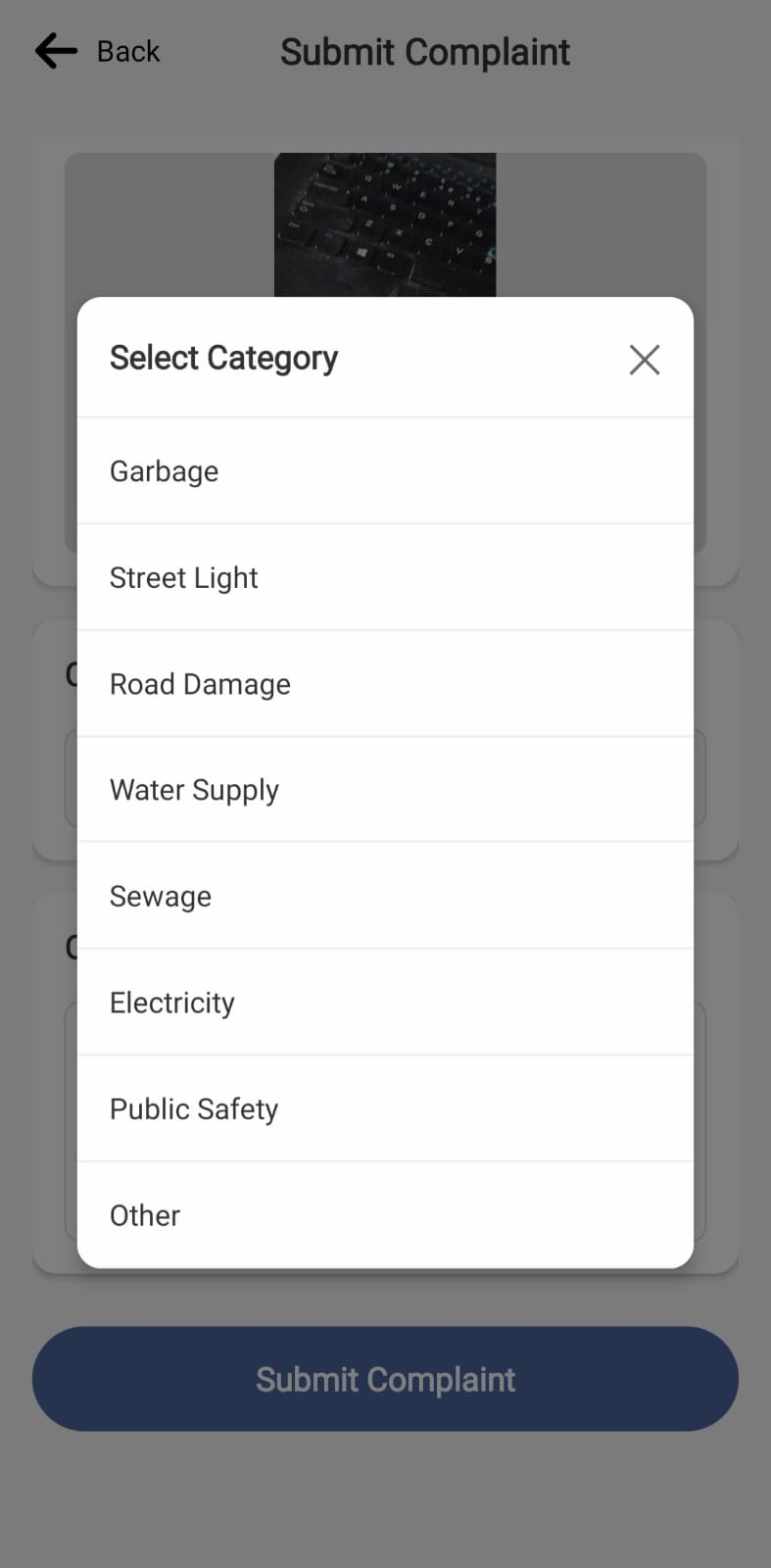 Civic Reporter Screenshot 4