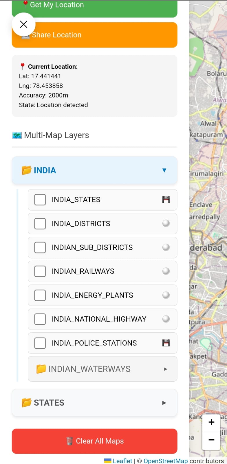 Map App Screenshot 3